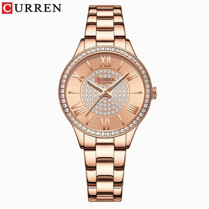 CURREN Rose Dial Watch