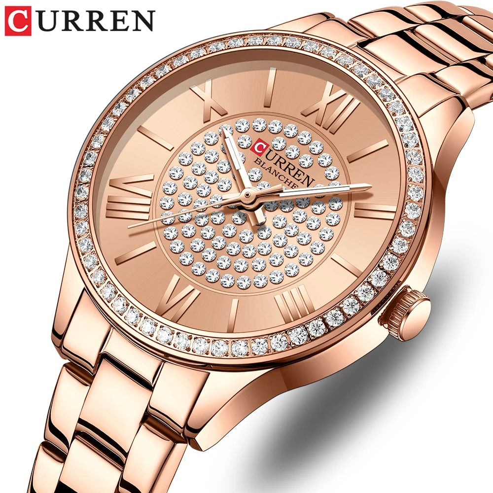 CURREN Rose Dial Watch